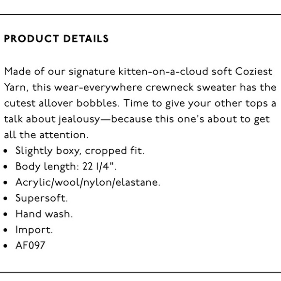 MADEWELL Brockton Bobble Sweater in Coziest Yarn - Picture 12 of 12